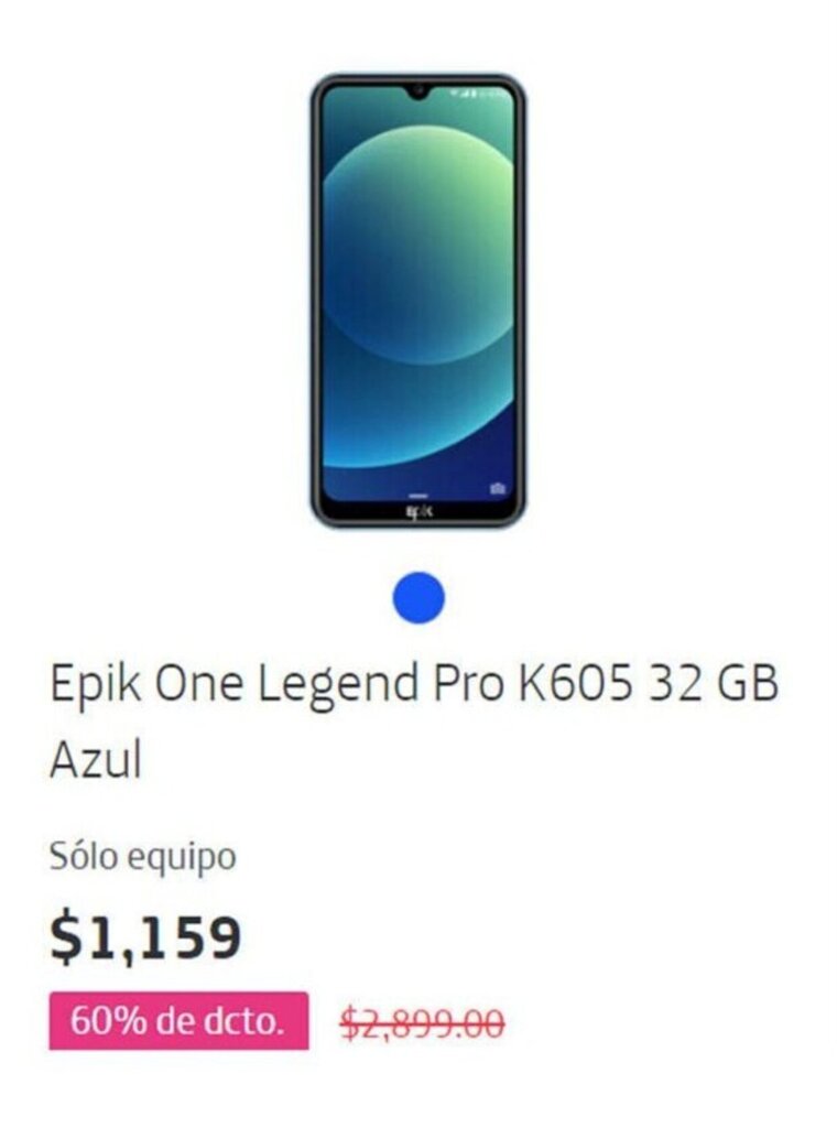 Movistar Epik One Legend Pro K605 32GB Azul oferta