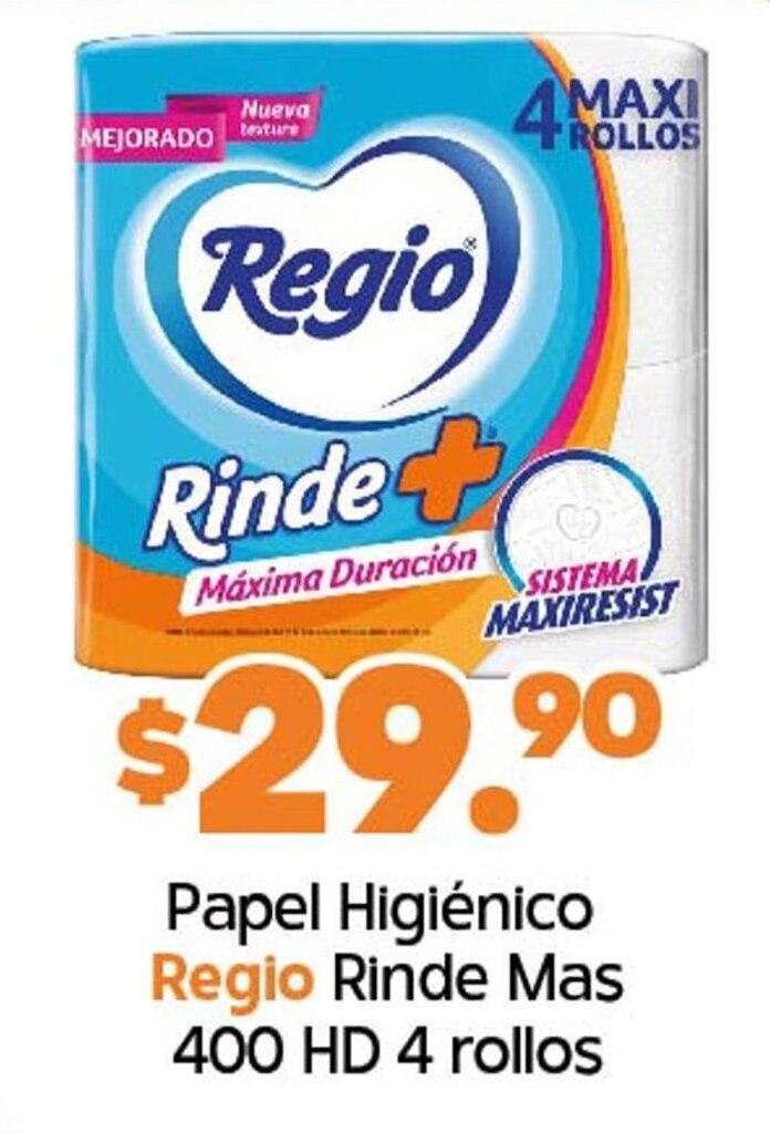 Arteli express Papel Higiénico Regio Rinde Mas 400 HD 4 rollos oferta