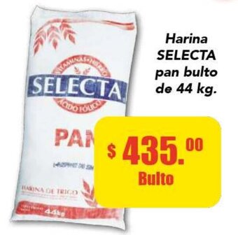 Super Aki Harina Selecta Pan Bulto De 44kg oferta