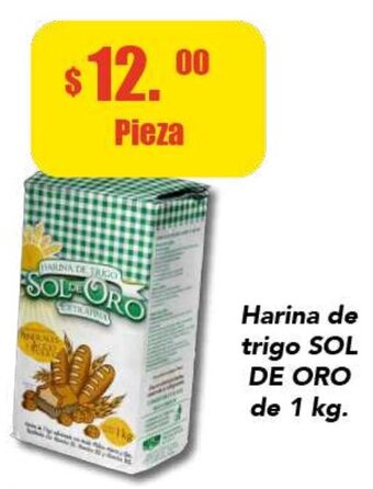 Super Aki Harina De Trigo Sol De Oro De 1 Kg. oferta