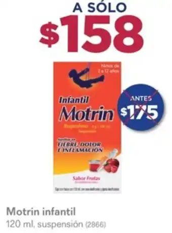 Derma Motrin infantil 120 ml, suspensión (2866) oferta