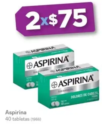 Derma Aspirina 40 tabletas (1966) oferta