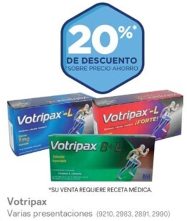 Derma Votripax Varias presentaciones (9210, 2983, 2891,2990) oferta