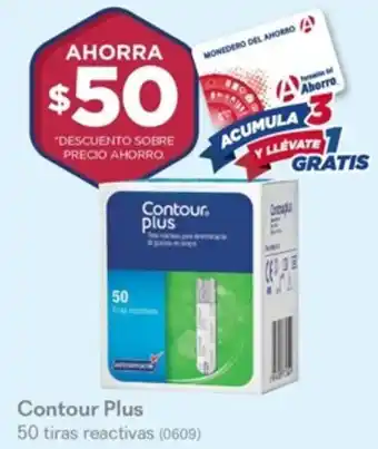 Contour Plus 50 tiras reactivas (0609)