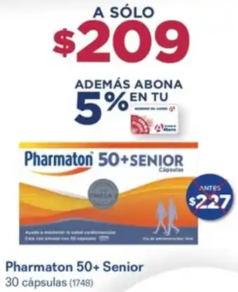 Pharmaton 50+SENIOR 30 cápsulas (1748)