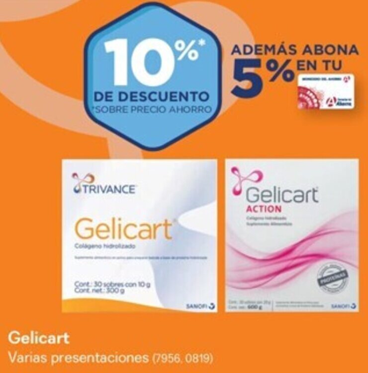 Derma Gelicart Varias presentaciones (7956,0819) oferta