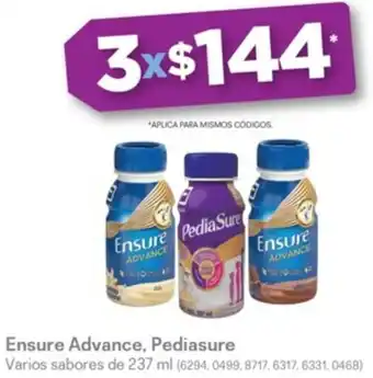 Ensure Advance, Pediasure 237ml