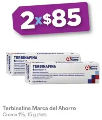 Derma Terbinafina Marca del Ahorro Crema 1%, 15 g (7416) oferta