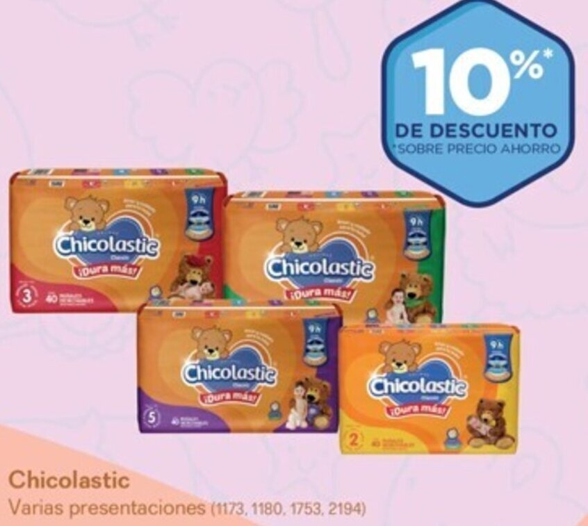 Derma Chicolastic Varias presentaciones (1173, 1180. 1753, 2194) oferta