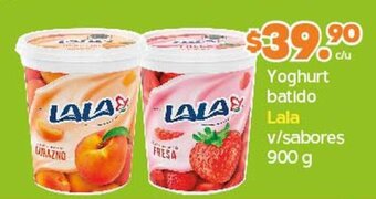 Yoghurt batido Lala v/sabores 900 g