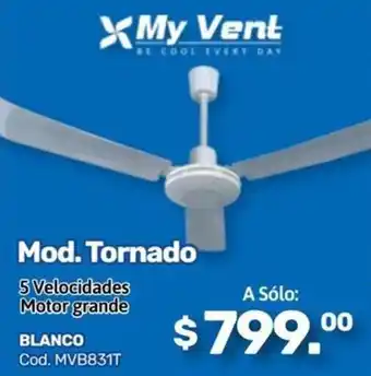 My Vent 5 Velocidades Motor grande
