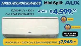 AIRES ACONDICIONADOS Mini Split AUX