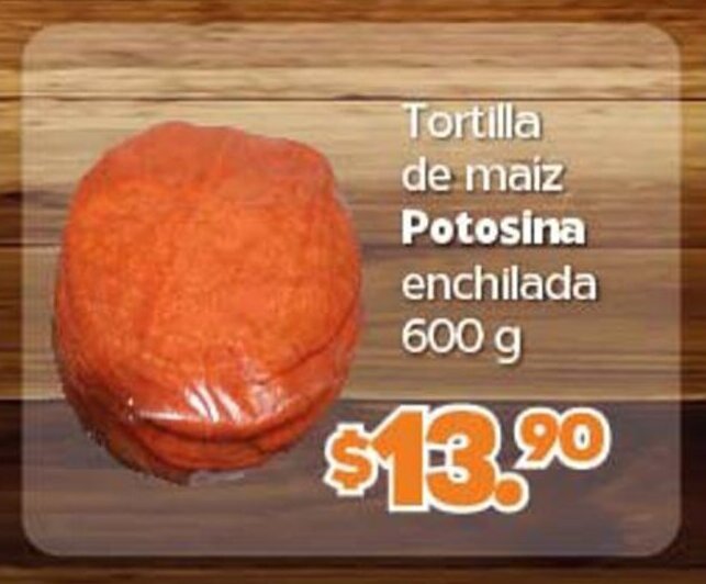 Arteli express Tortilla de maíz Potosina enchilada 600 g oferta