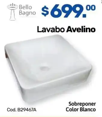 Niplito Lavabo Avelino oferta