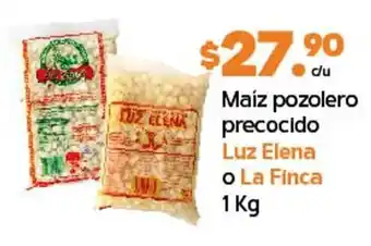 Maíz pozolero precocido Luz Elena o La Finca 1 Kg