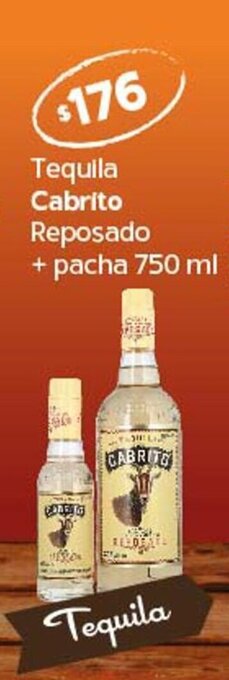 Tequila Cabrito Reposado + pacha 750 ml