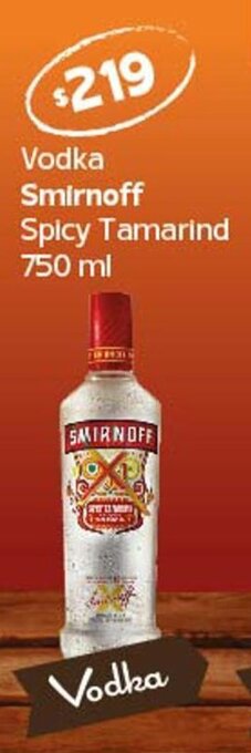 Vodka Smirnoff Spicy Tamarind 750 ml