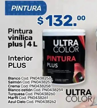 Niplito Pintura vinílica plus 4 L oferta
