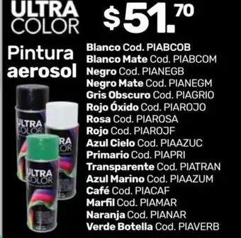 ULTRA COLOR Pintura aerosol