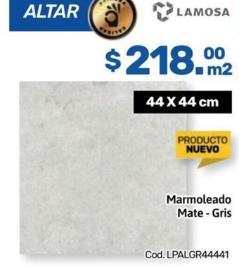 Niplito Marmoleado Mate - Gris oferta