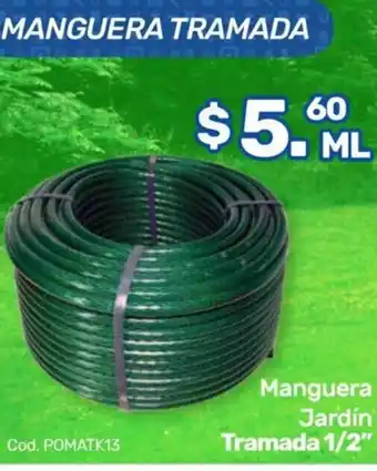 Manguera Jardín Tramada 1/2"