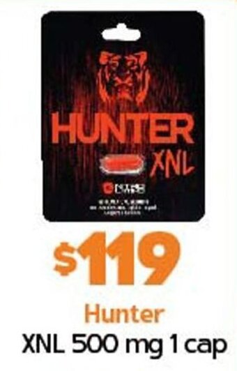 Hunter XNL 500 mg 1 cap