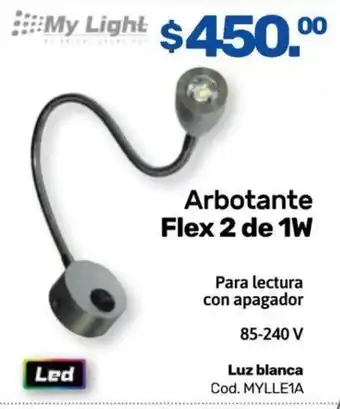 Arbotante Flex 2 de 1W