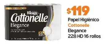 Arteli express Papel Higiénico Cottonelle Elegance 228 HD 16 rollos oferta
