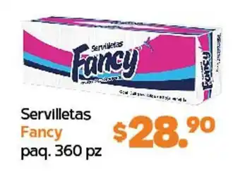 Servilletas Fancy paq. 360 pz