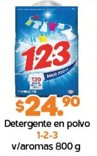 Arteli express Detergente en polvo 1-2-3 v/aromas 800 g oferta
