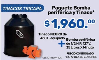 Paquete Bomba periférica y Tinaco*