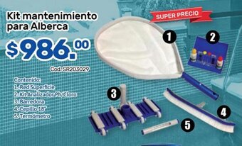 Kit mantenimiento para Alberca