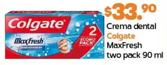 Crema dental Colgate MaxFresh two pack 90 ml