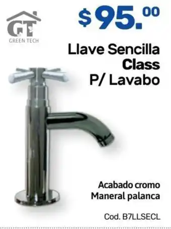Niplito Llave Sencilla Class P/ Lavabo oferta