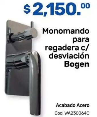 Niplito Monomando para regadera c/ desviación Bogen oferta