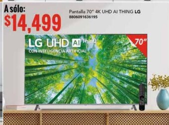 City Club Pantalla 70" 4K UHD AI THING LG 8806091636195 oferta