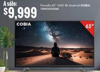 City Club Pantalla 65" UHD 4K Android COBIA 7500525539366 oferta
