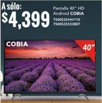 City Club Pantalla 40" HD Android COBIA 7500525444110 7500525533807 oferta