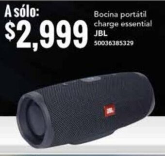 City Club Bocina portátil charge essential JBL 50036385329 oferta