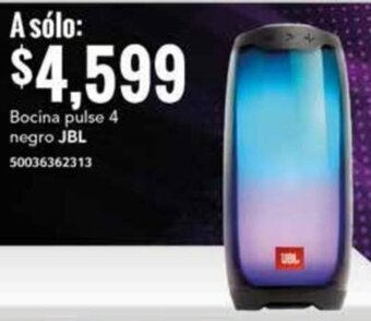 City Club Bocina pulse 4 negro JBL 50036362313 oferta