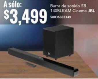 City Club Barra de sonido SB 140BLKAM Cinema JBL 50036383349 oferta
