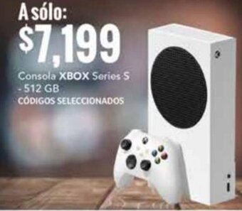City Club Consola XBOX Series S - 512 GB CÓDIGOS SELECCIONADOS oferta