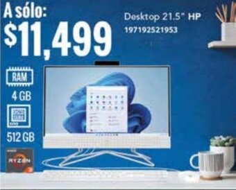 City Club Desktop 21.5" HP oferta