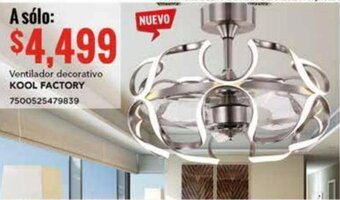 City Club Ventilador decorativo KOOL FACTORY oferta