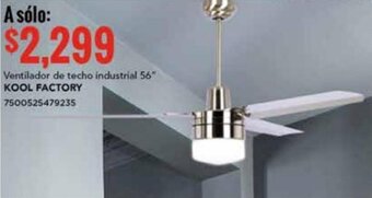 City Club Ventilador de techo industrial 56" KOOL FACTORY oferta