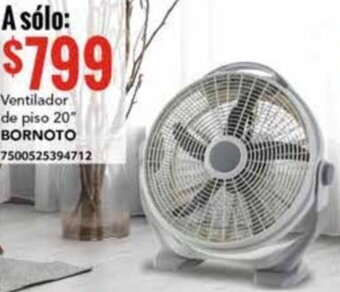 City Club Ventilador de piso 20" BORNOTO 7500525394712 oferta