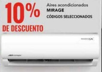 City Club Aires acondicionados MIRAGE CÓDIGOS SELECCIONADOS oferta