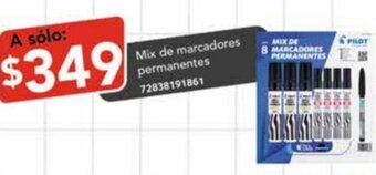 Mix de marcadores permanentes 72838191861