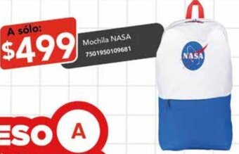 City Club Mochila NASA 7501950109681 oferta
