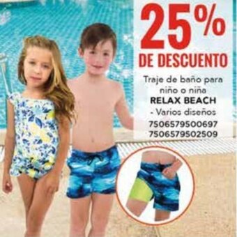 City Club Traje de baño para niño o niña RELAX BEACH - Varios diseños 7506579500697 7506579502509 oferta